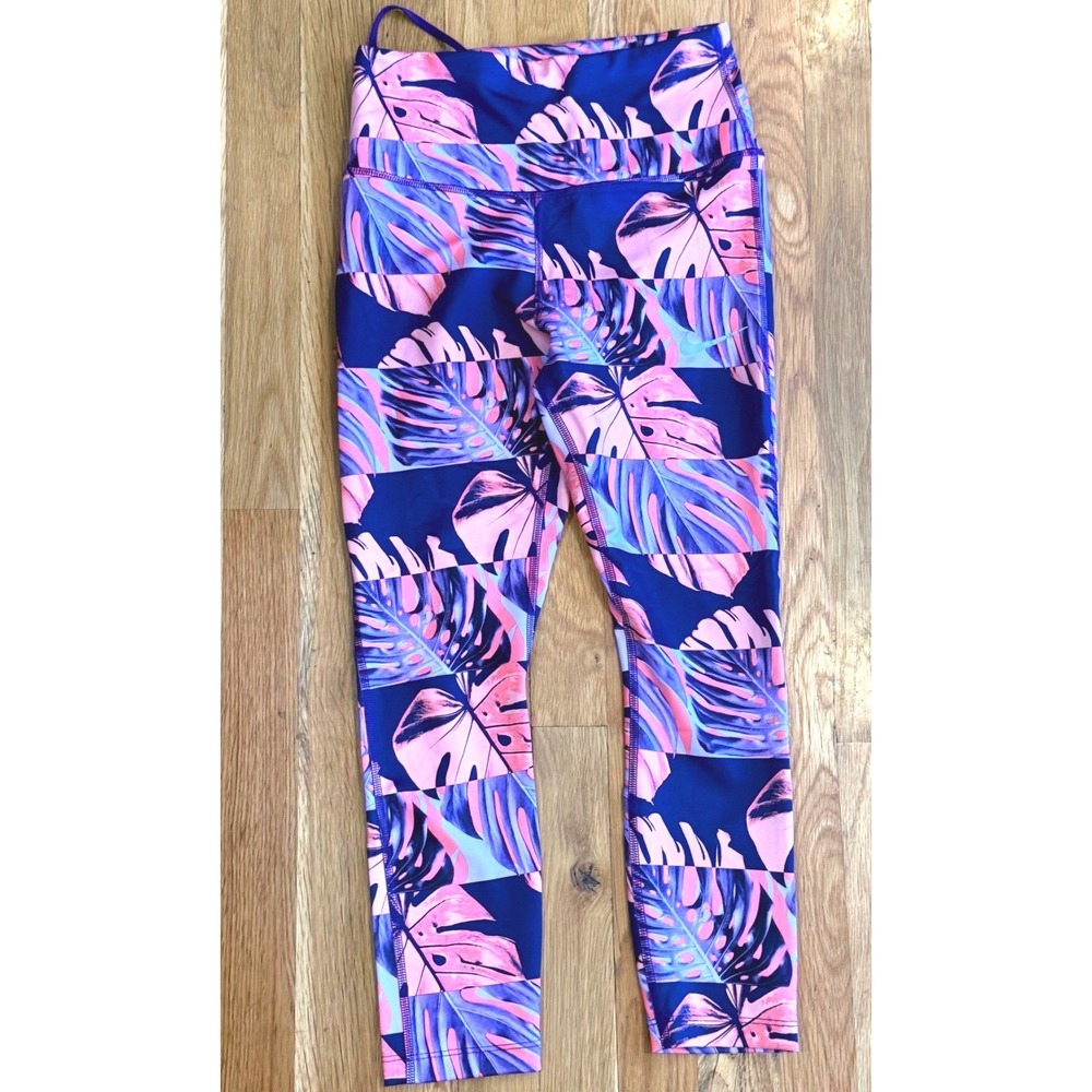 Nike Dri-FIT Women's Leggings Size‎ S Tropical Print Athletic Yoga Running